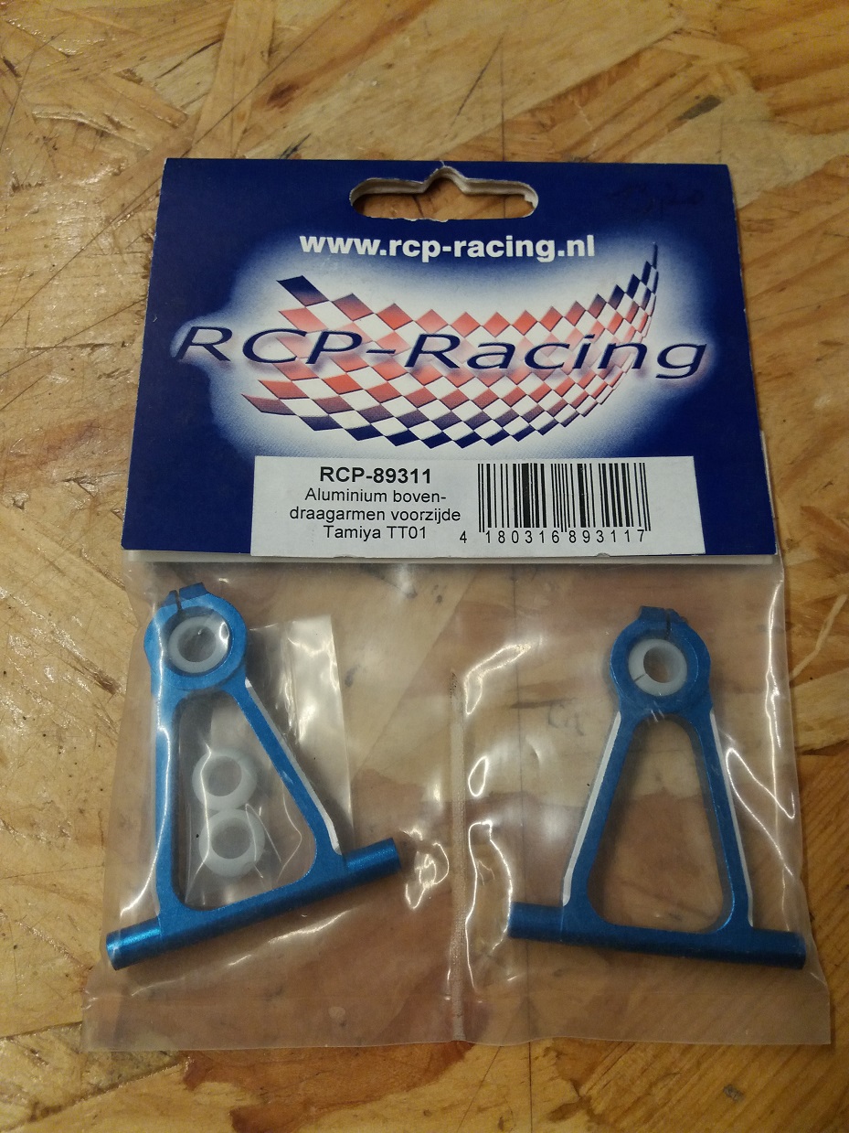 1:10 BLUE ALUM FRONT ARMS for Tamiya TT01