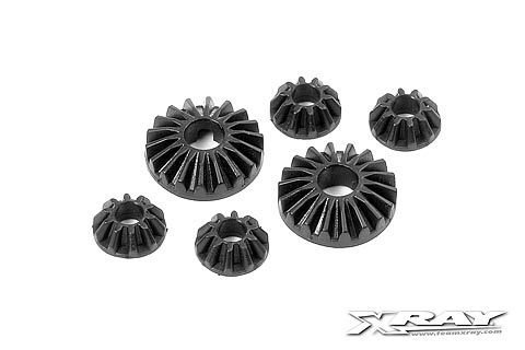Xray  COMPOSITE GEAR DIFF BEVEL & SATELLITE GEARS (2+4)